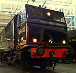 Electric loco at York