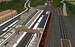 coal and passenger train at Arkwrght