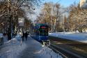 Tram In Snow
