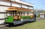 Christchurch Stephenson Tram No 1 turning at Ferrymead