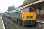 Class 52 at East Lancs railway waiting for departure