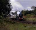 60163 Tornado, approaching Horton in Ribblesdale 04.10.2009