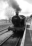 5637 Aproaching a Train at Cranmore, ESR