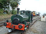 Lord Fisher with DFAF on 1 Road at Cranmore Engine Shed, ESR