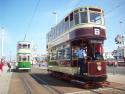 147 And 66, Pleasure Beach, Blackpool Tramway, Uk.