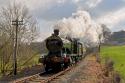 Ex Gwr Heavy Goods Loco No. 2857 Passing Through Bank Farm