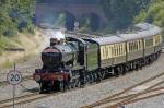 Kinlet Hall on the Shakespeare Express near Tyseley