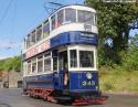 Leeds City Transport No.345 At The National Tramway Museum Crich Derbyshire.