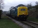 Deltic # 55022 @ Irwell Vale 10/04/2009.